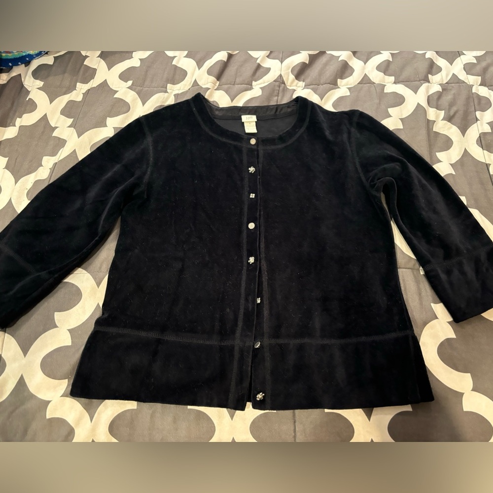 J. Jill Velour Top